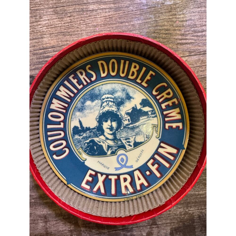 Set of 4 Camembert Extra-Fin G Mecaut Paris Cheese Label Plates 2004 - Picture 4 of 6